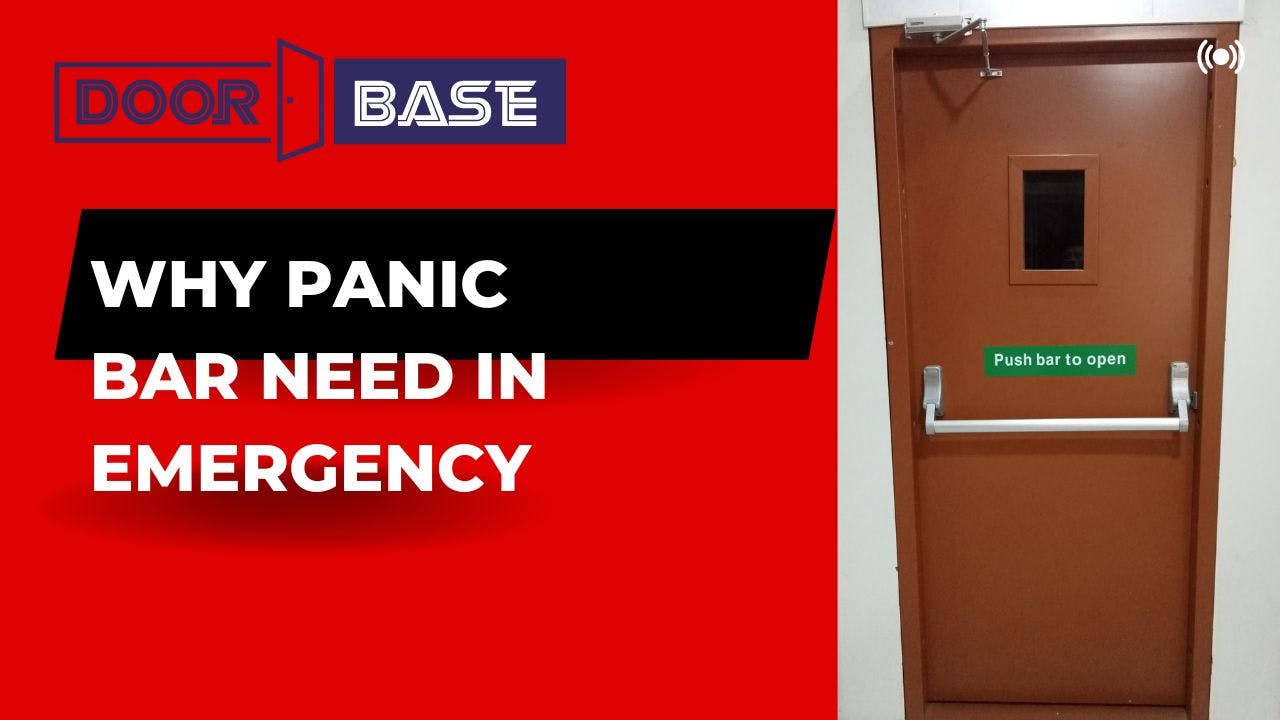 Why panic bar needed in emergency
