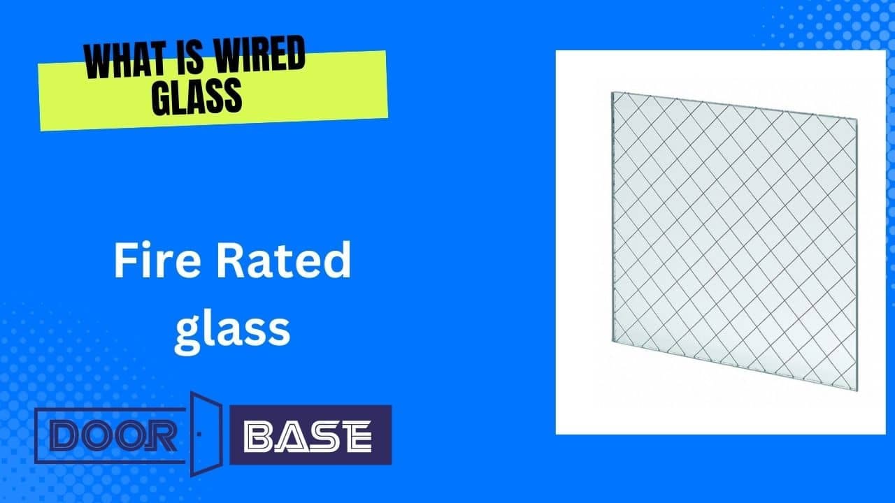 what is fire rated wired glass