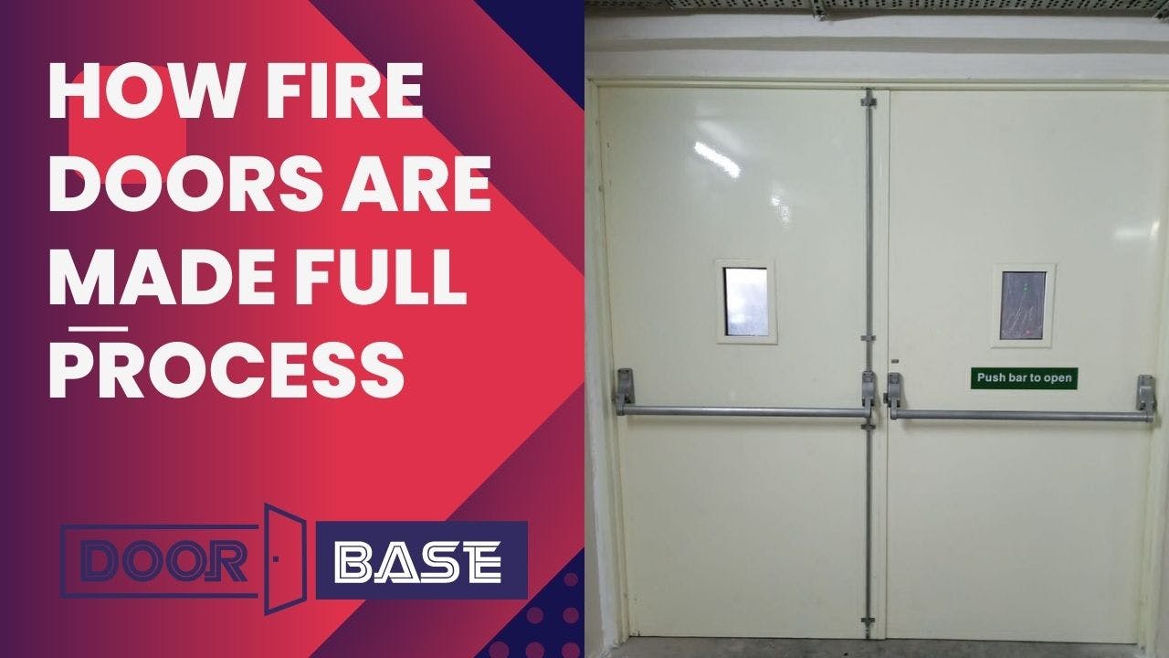 Full process how metal fire doors are made