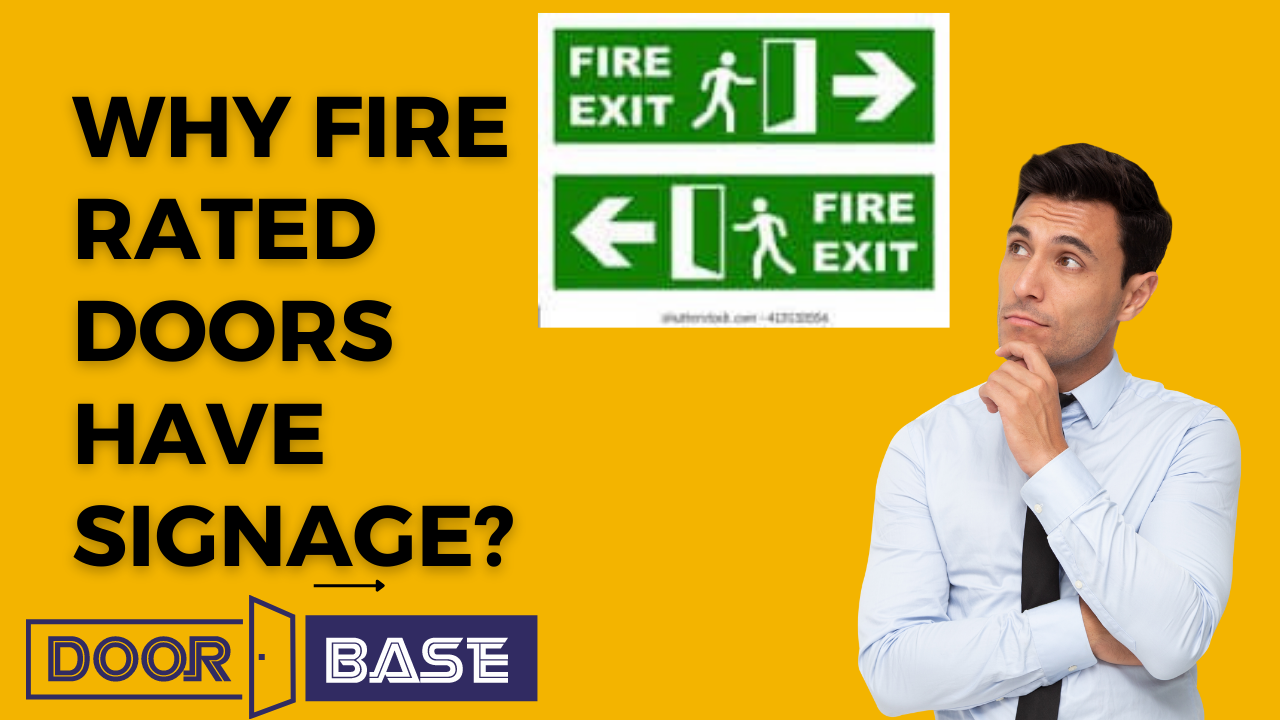 Why fire rated doors needed signage