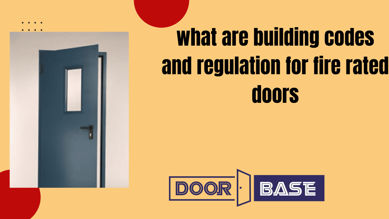 what are building codes and regulation for fire rated doors